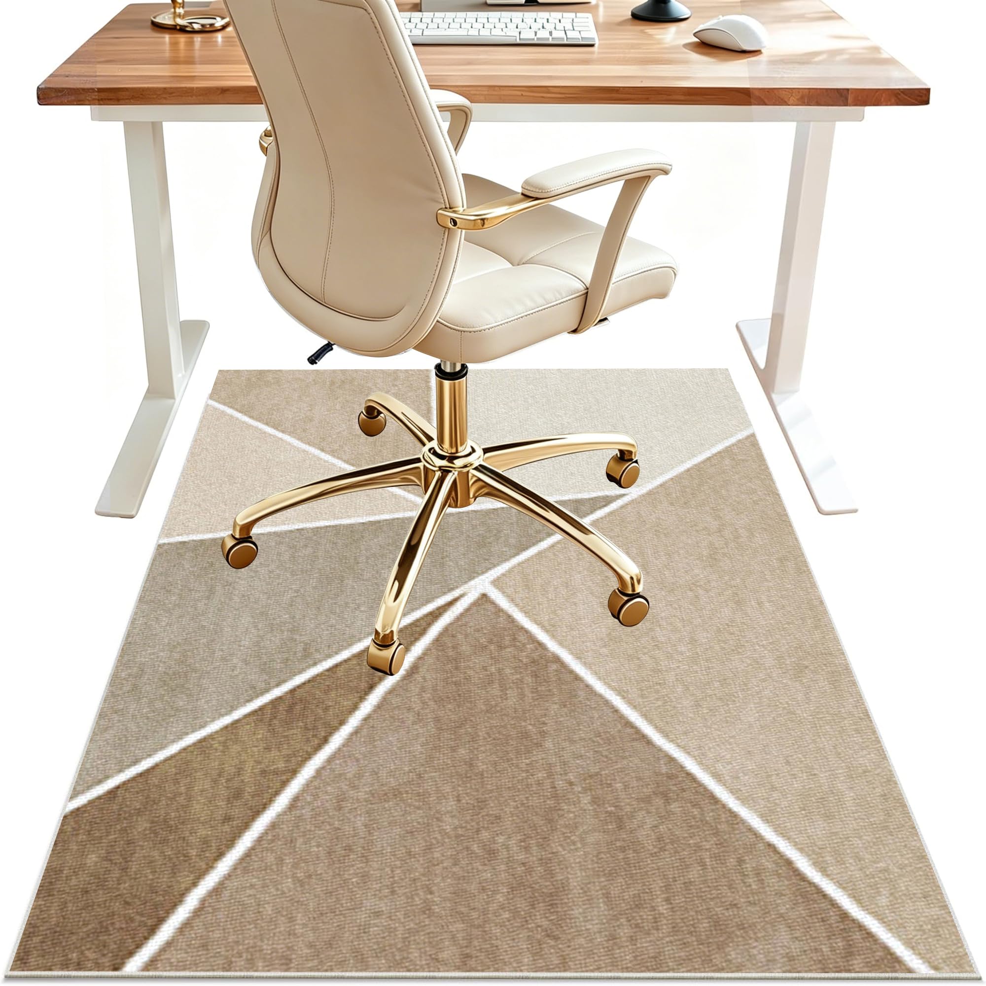 Office Chair Mat for Carpet Floor, Computer Gaming Chair Mat, Floor Protectors for Rolling Chairs 90 x 120 cm Heavy Duty Desk Chair Mat Non-slip Carpet Protector Chair Mat for Home and Office