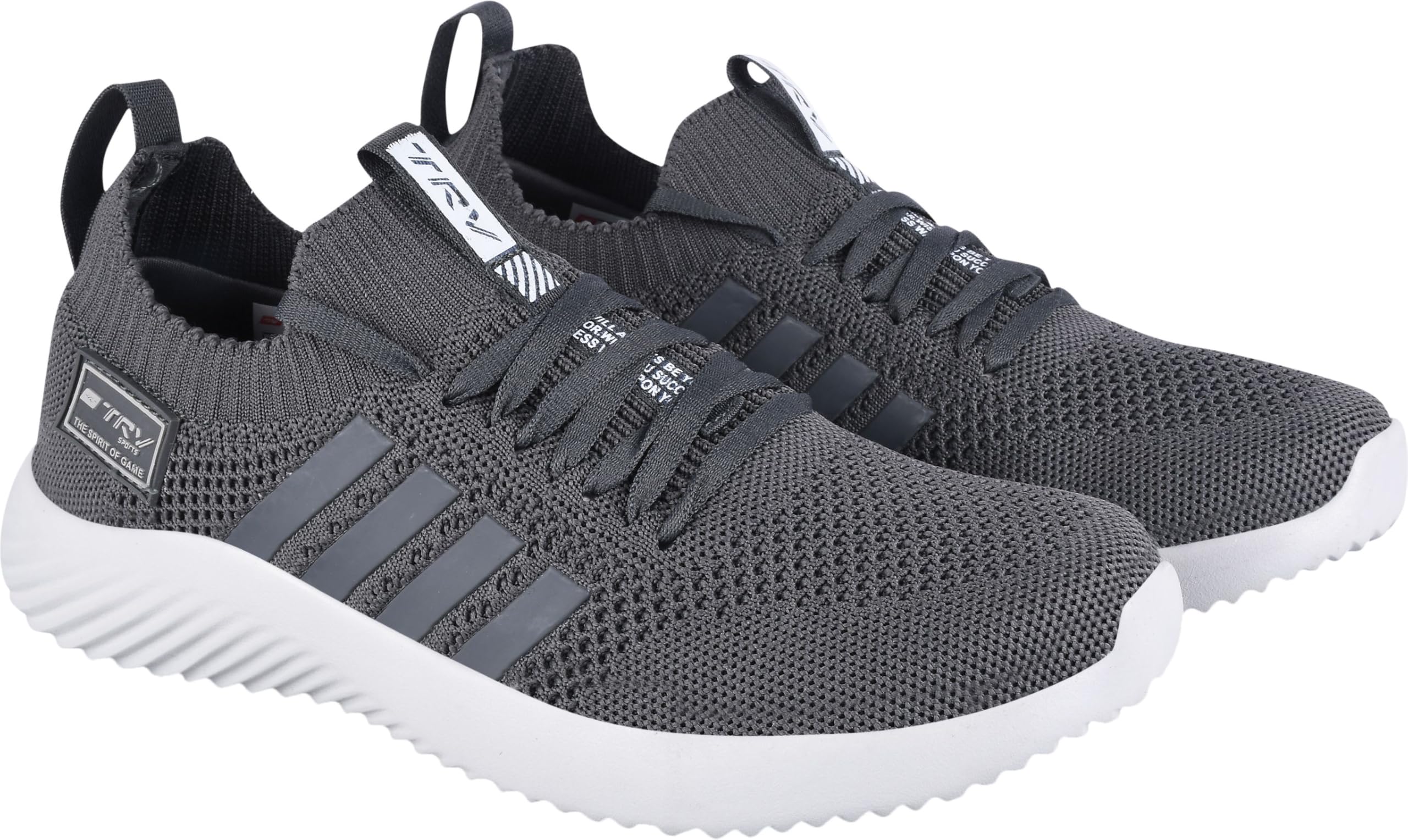 trv KnitComfort Laceup Sneaker-Lightweight Breathable Walking Shoe for dailywear N-95-P-picture-38