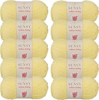 Vista 11 de Sensy Softee Hilo para Bebé, 3.5 oz, 275 yardas, Gauge 3 Light (Almendra)