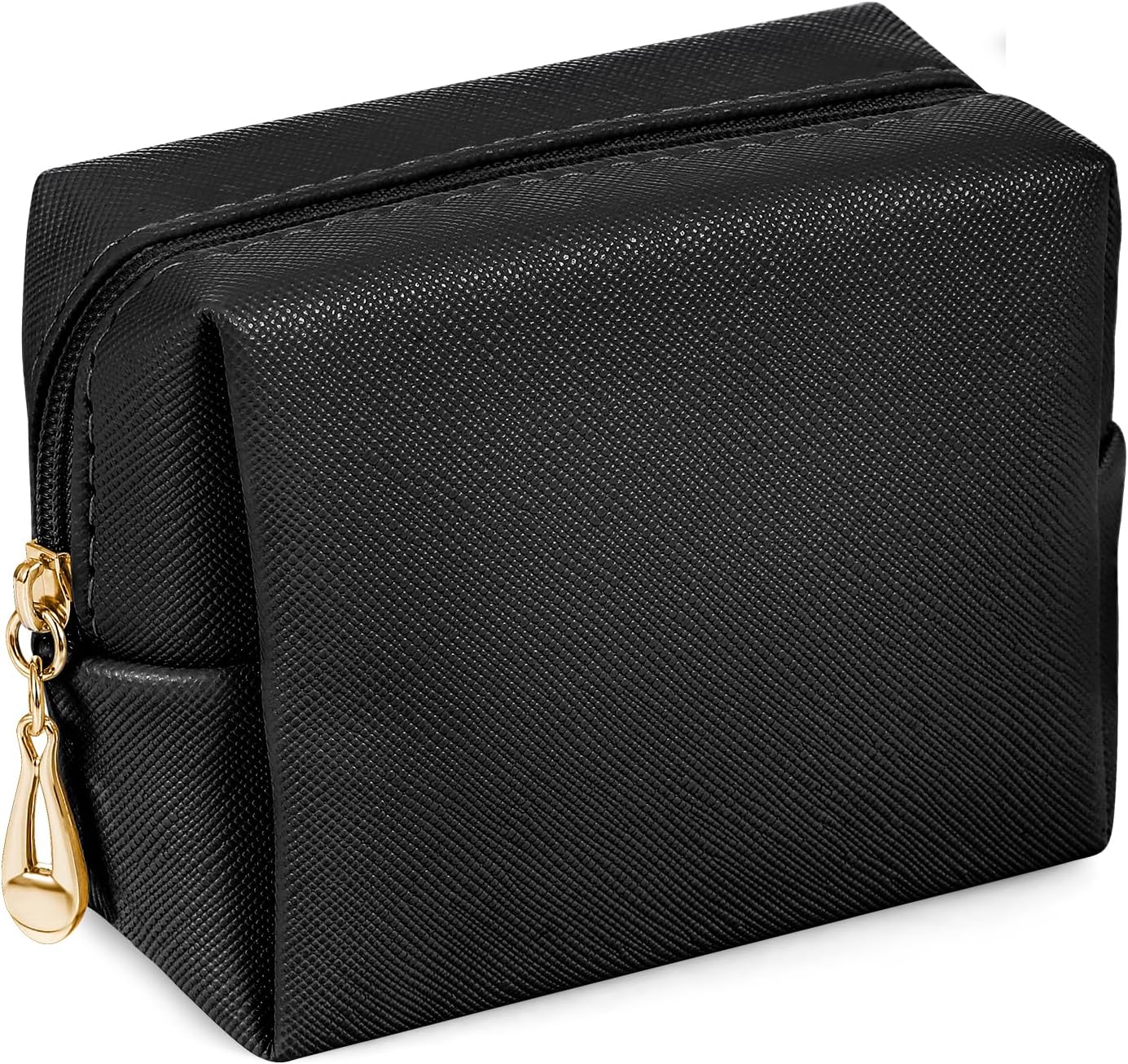 MOORIIY Mini Makeup Bag, PU Leather Small Makeup Bag for