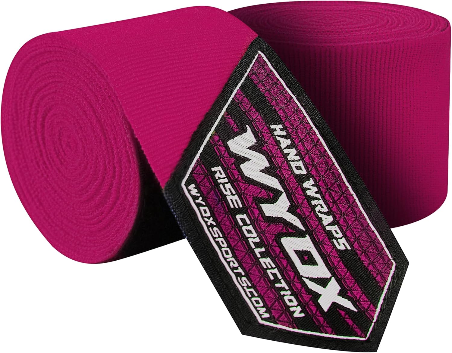 WYOX Kids Boxing Gloves & Hand Wraps Bundle – Training & Punching Gloves with Elasticated Wrist Wraps, Knuckle Protection for Boys & Girls, MMA, Muay Thai, Kickboxing Training Gear