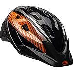 Bell Richter Youth Helmet, Black & Orange Rooster, Model Number: 7073373