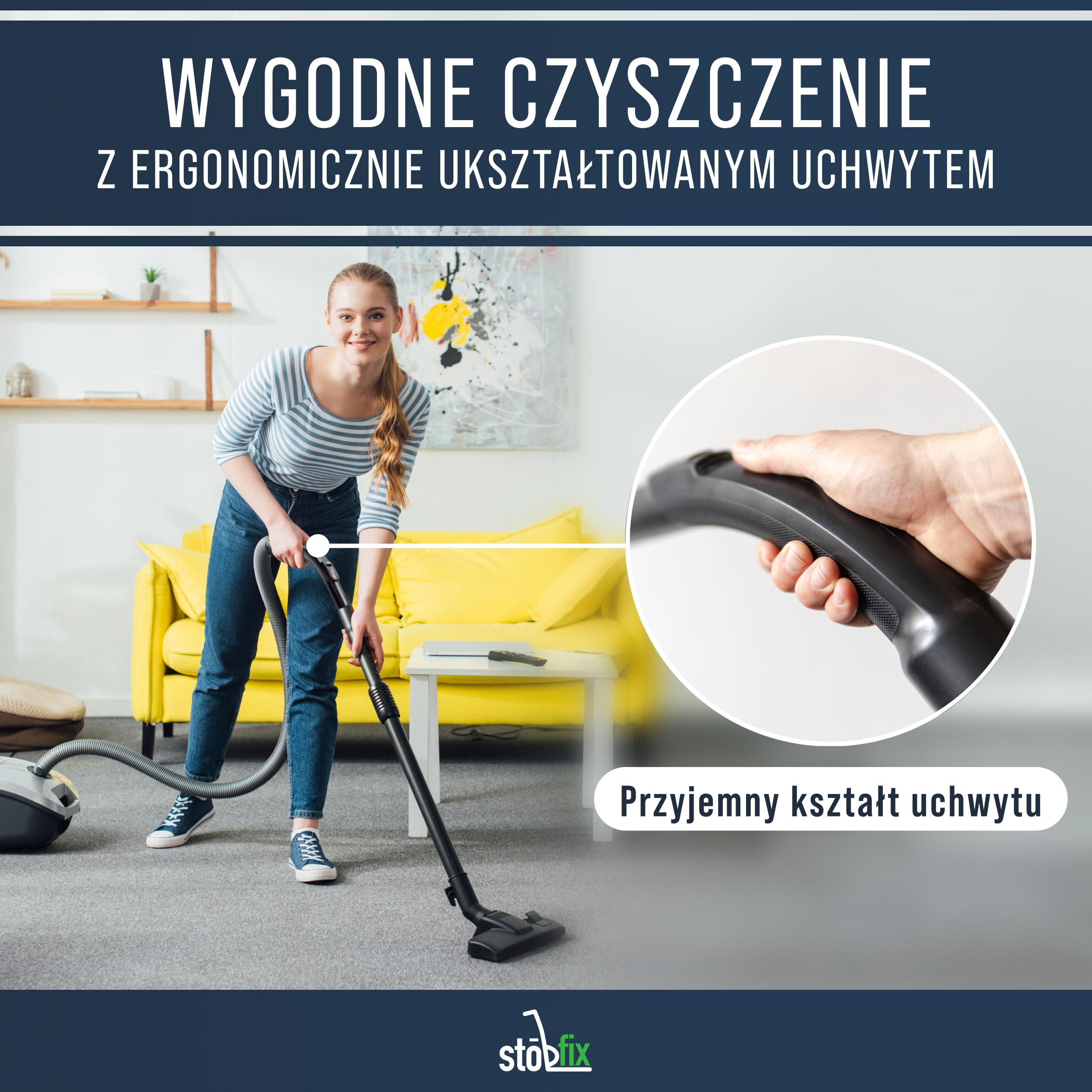 Uchwyt część zamienna do odkurzacza Miele 35 mm, uchwyt węża do odkurzacza Miele, akcesoria pasujące do 9442601, np. do s8340 S381 Complete C3 Classic C1 ECOLINE