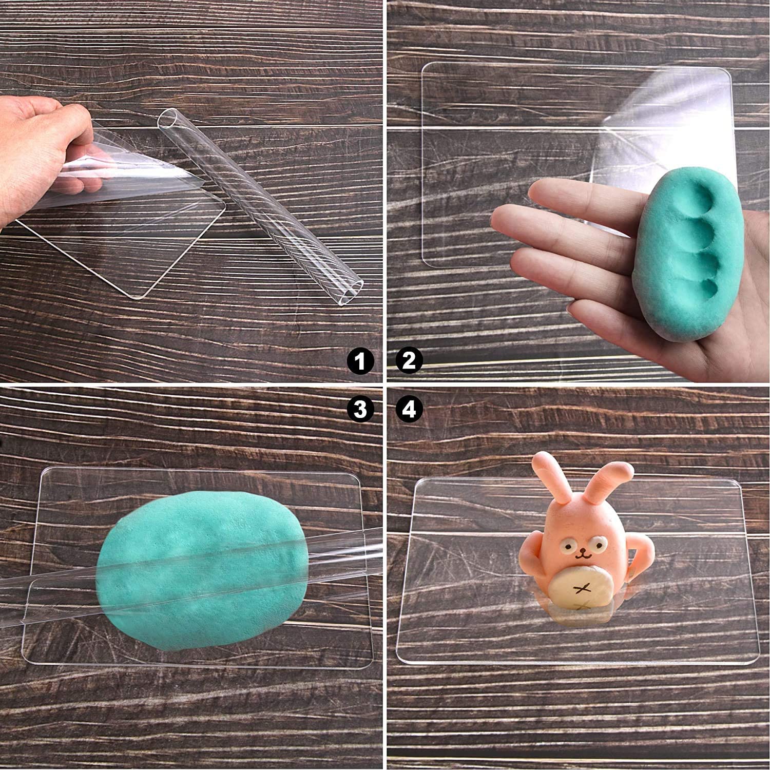 ikis Clay Roller & Sheet Combo - Jewelry & Crafting -6 ikis Clay Roller & Sheet Combo - Jewelry & Crafting -6