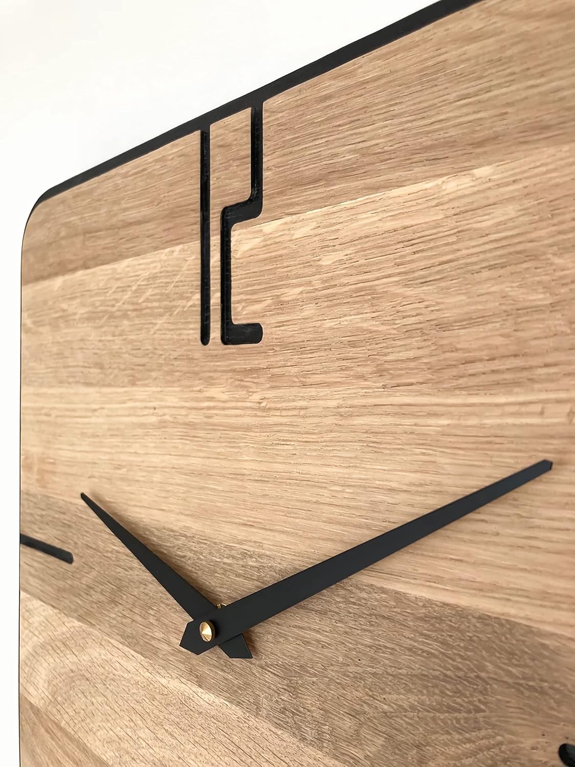 Wall Clock ساعة حائط خشبيه Wooden Modern Buy Online at Best Price