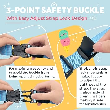 Sunlite Sports Back Float Swim Trainer with Adjustable Belt, Floatie with Multiple Layers, for Kids Children Toddler Swimming Safety