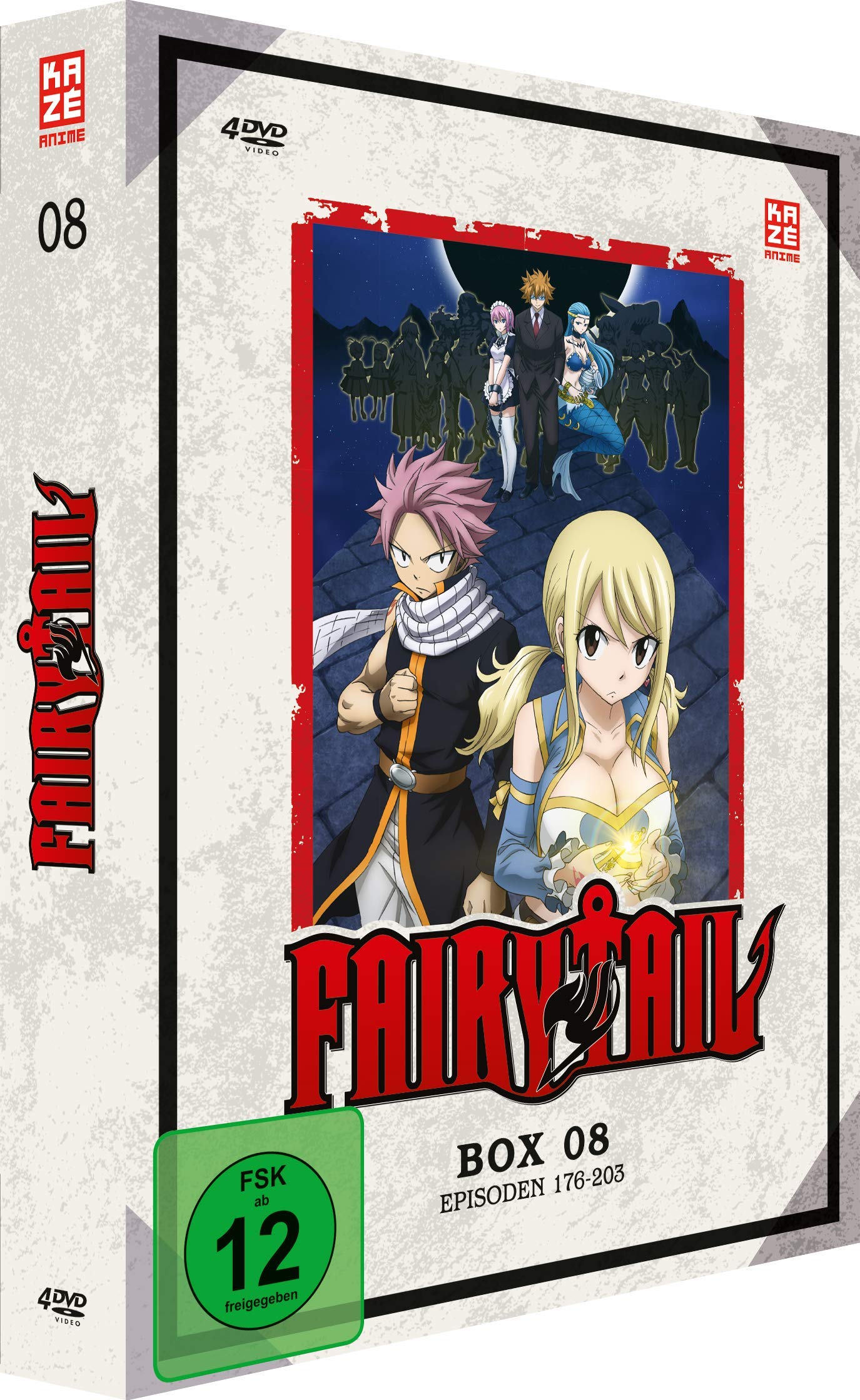 Fairy Tail - TV-Serie - DVD-Box 8 (Episoden 176-203) (4 DVDs): Deutsch