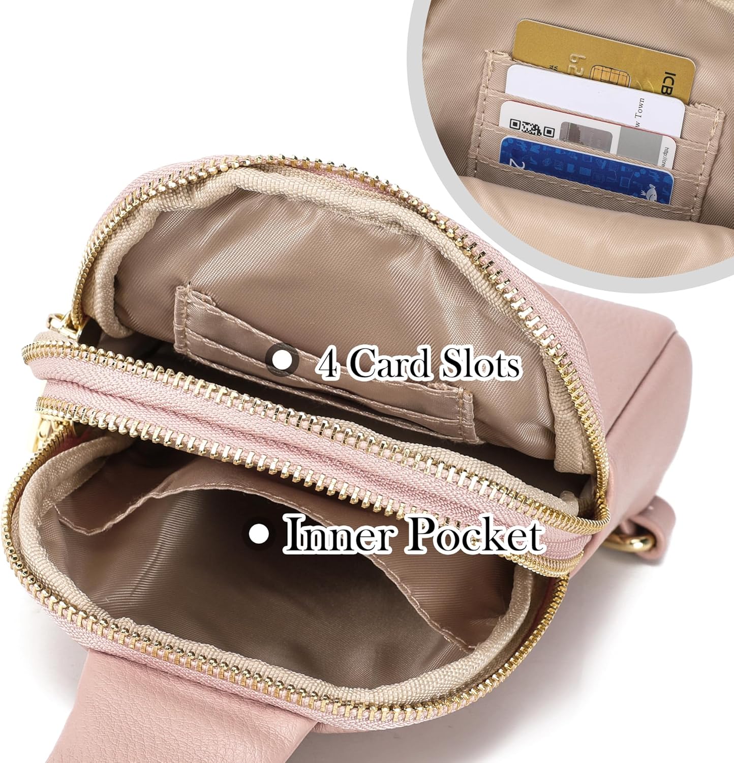 Travel Small Sling Bag for Women Anti Theft Crossbody Bags Phone Purse Cross Body Fanny Pack Over the Shoulder Bags - Image 3