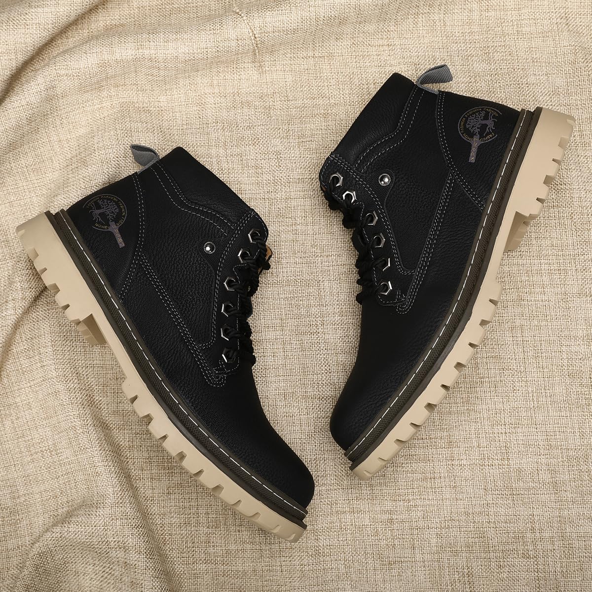 Shaire Men's Leather Chukka Boots | Lace-Up Ankle Boots for Men | Casual Comfort Boots - Image 7