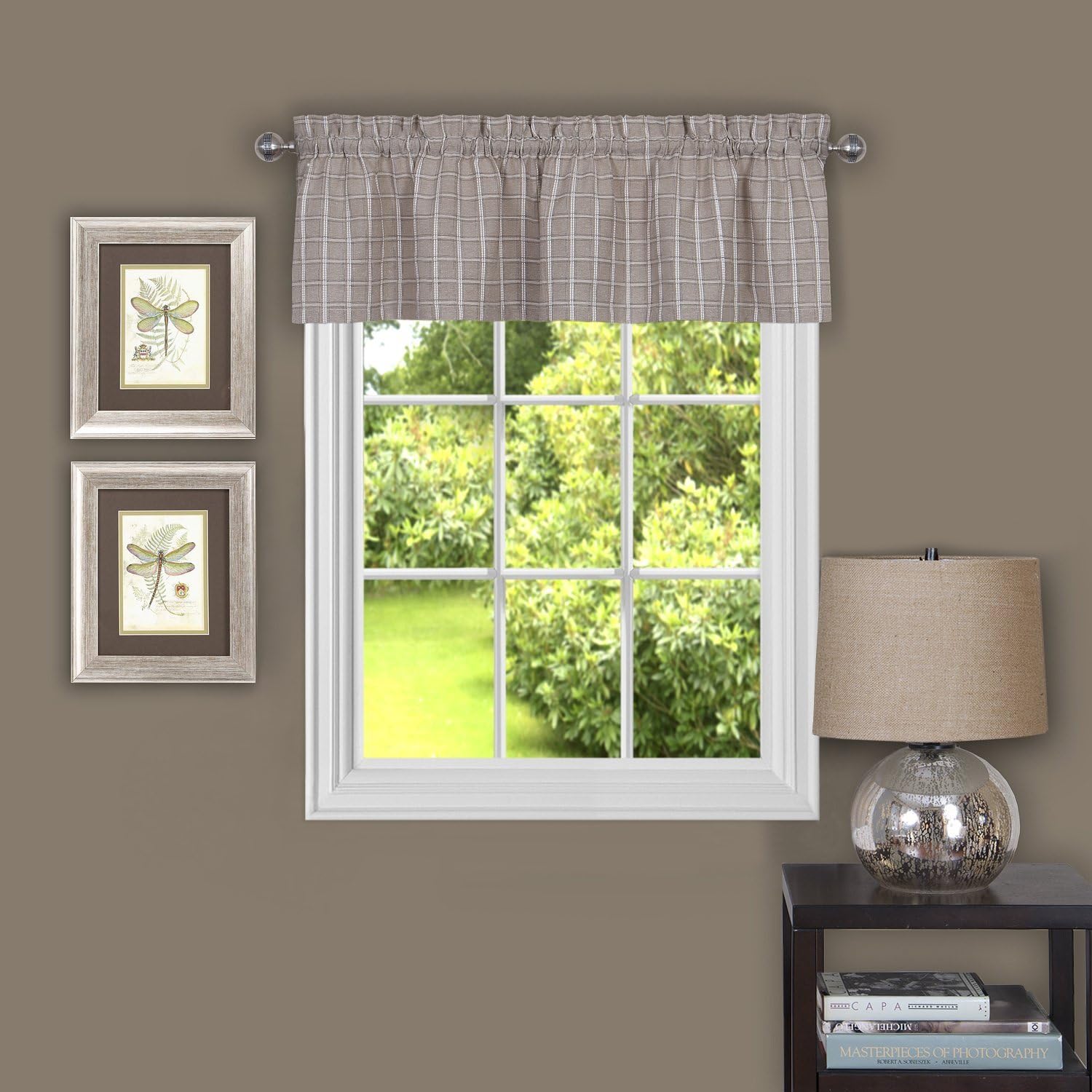 ACHIM Sydney 58" x 14" Valance - Linen