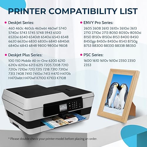 Miniatura 2 de Penguin 94xl 95xl Cartucho de tinta de repuesto para HP 94 95 utilizado para HP Officejet 100 150 H470 6200 6210 7210 Deskjet 460 PhotoSmart 2610