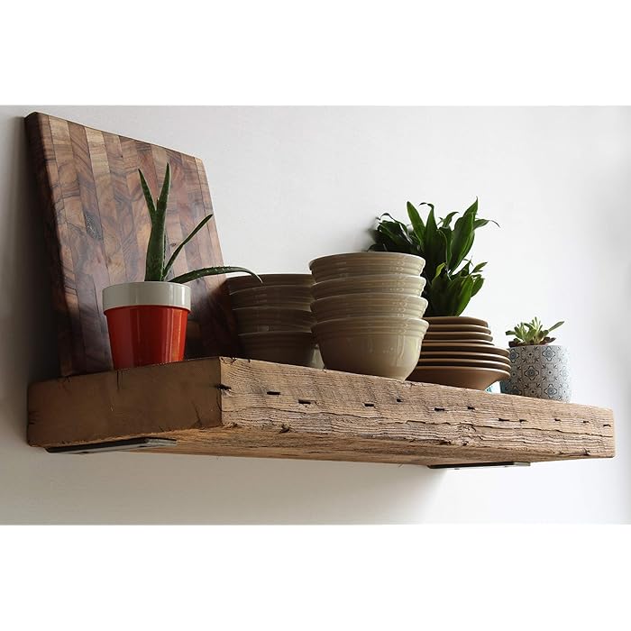 Buy Urban Legacy Reclaimed Barn Wood Shelves Amish Handcrafted in Lancaster, PA Rustic