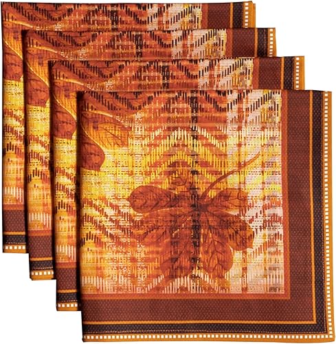 Miniatura 53 de Maison d' Hermine Juego de 4 servilletas de tela 100% algodón reutilizables para uso diario, servilletas cuadradas lavables para cenas, fiestas