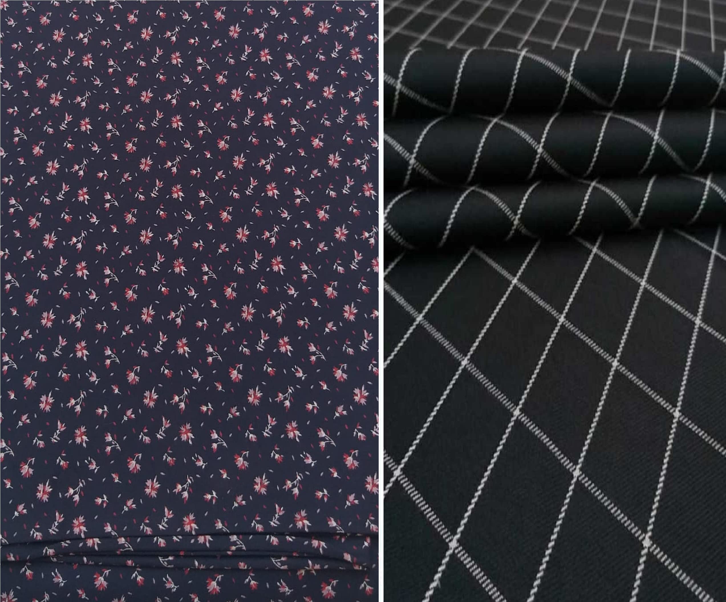 Pri & Su CottLinns Combo of Giza Cotton Floral Shirt 500069 & Trouser 90027-picture-24