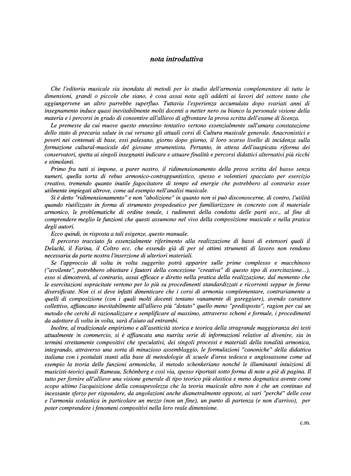 Manuale d'armonia. Ad uso dei conservatori degli istituti e licei musicali, dei corsi universitari ad indirizzo musicale