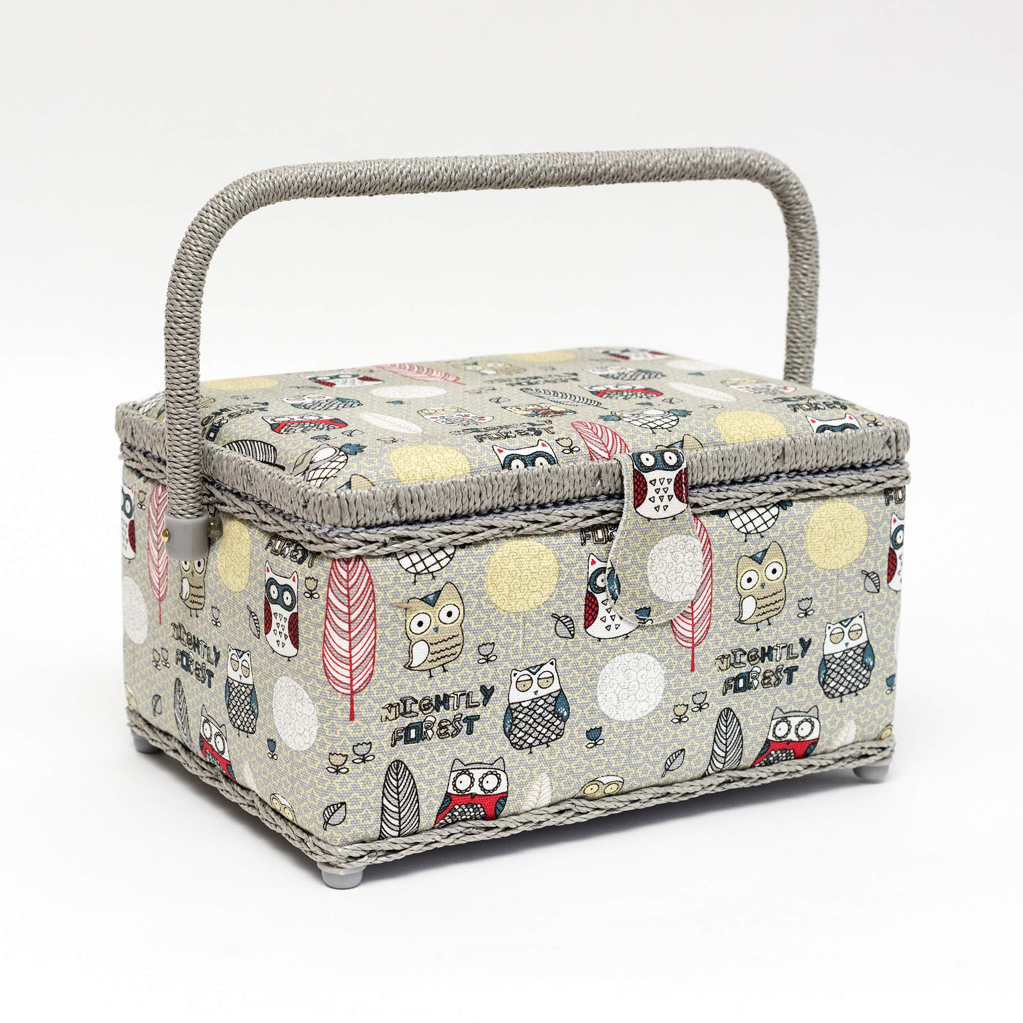 KORBOND Très grand panier multicolore Creations, motif hibou