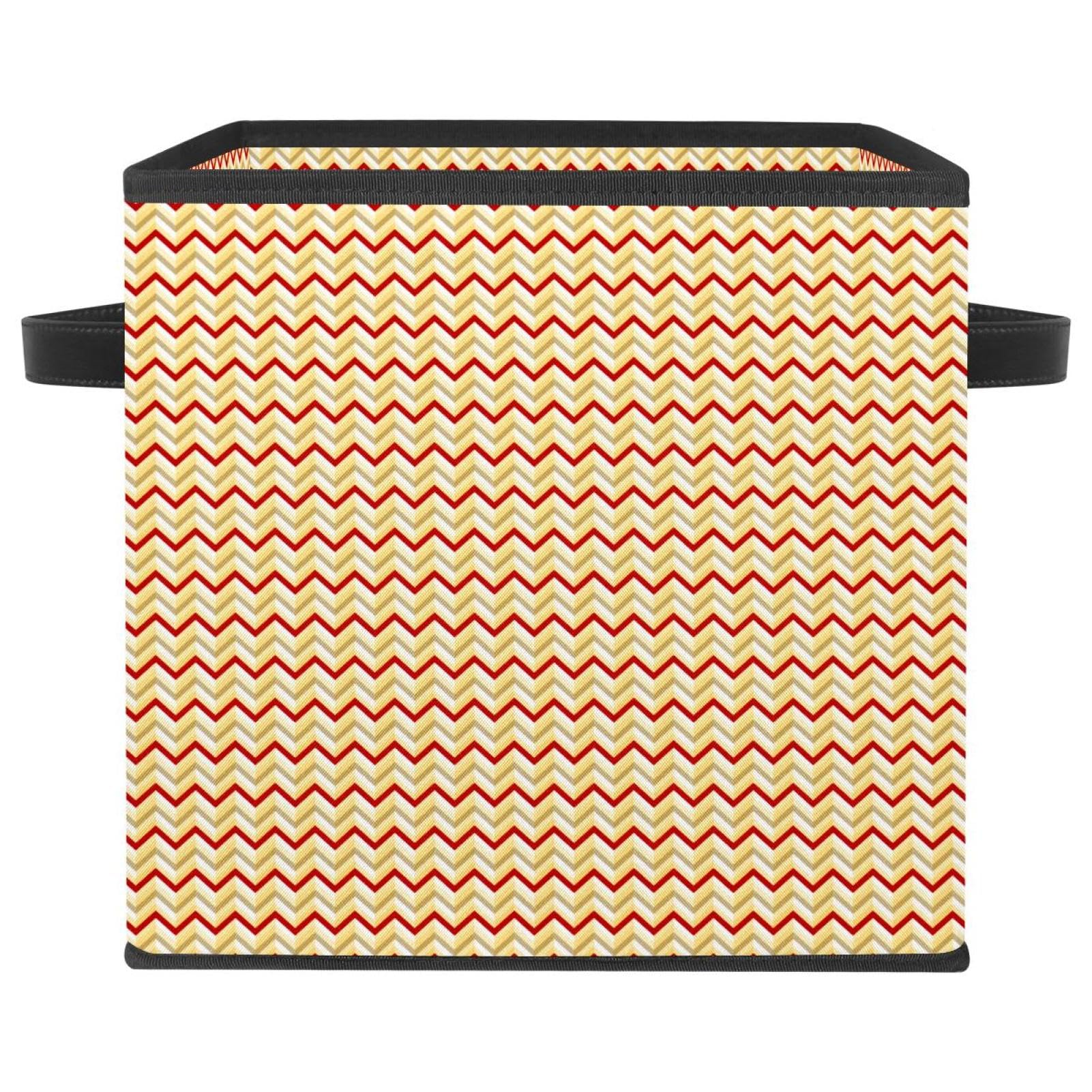 Boîte de rangement en tissu cube pliable pour livres et jouets maison