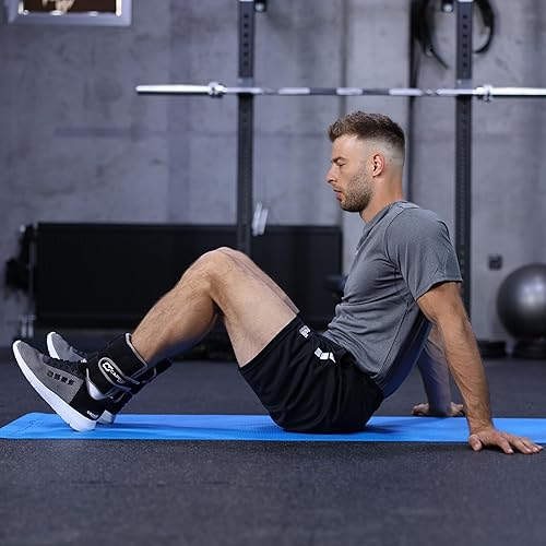 Miniatura 7 de Capelli Sport Ankle and Wrist Weights, Adjustable Level Leg and Arm Weights, Black, 10 lbs, Set of 2