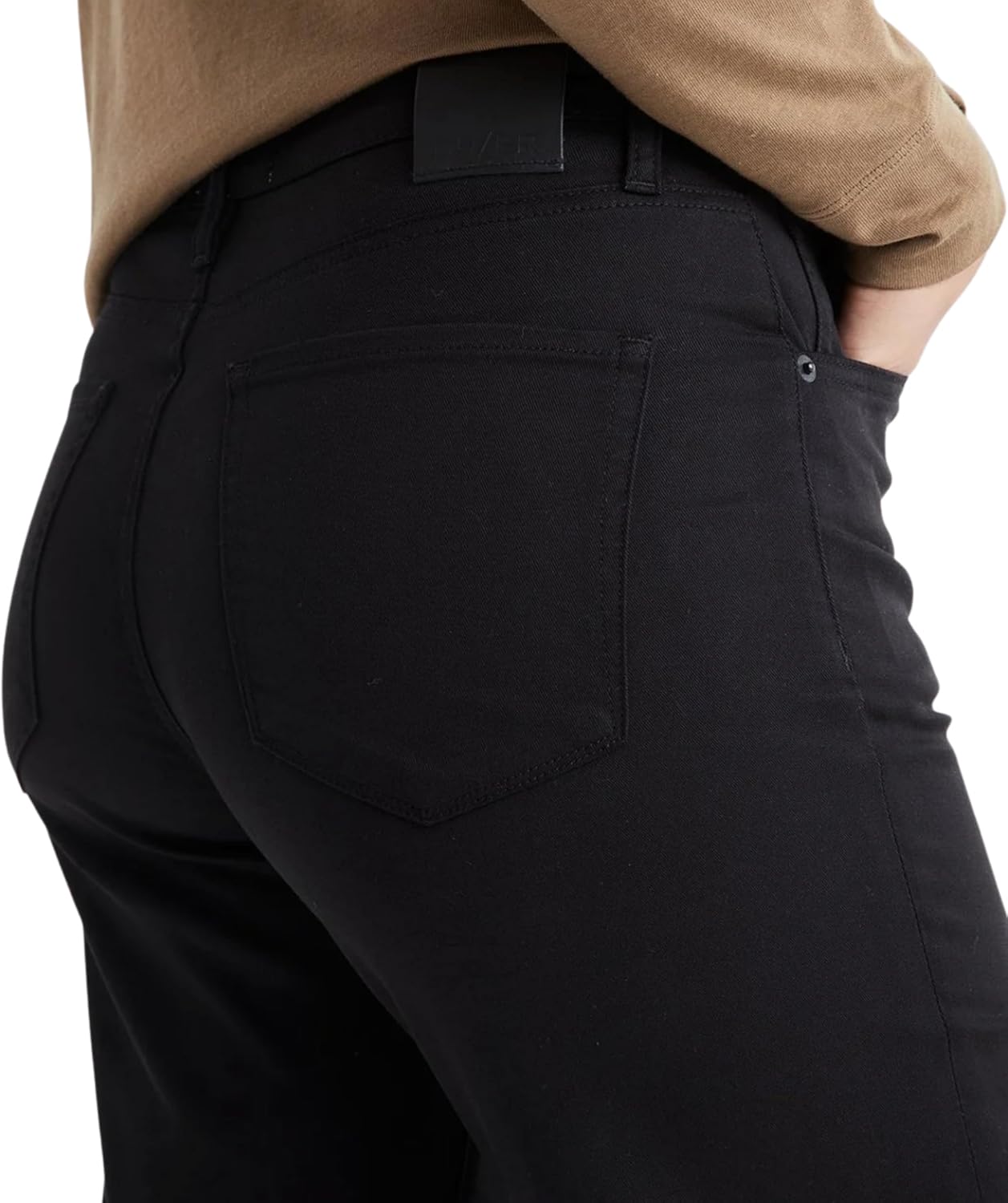 DUER Women's Live Free High Rise Wide Leg, Stretch Cotton Clothing, Casual Travel Pants with Pockets, Soft Trousers