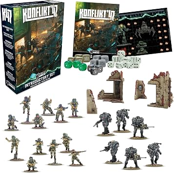 Warlord Games Konflikt 47 Introductory Starter Set 28mm Tabletop Miniature Wargaming