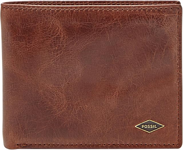 Fossil Men's RFID Flip ID Bifold Wallet, Black One Size