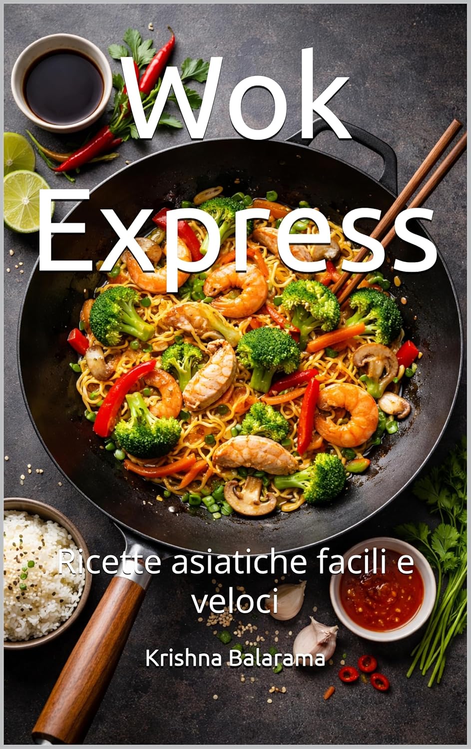 Wok Express: Ricette asiatiche facili e veloci (Cucina con Krishna) (Italian Edition)      Kindle Edition