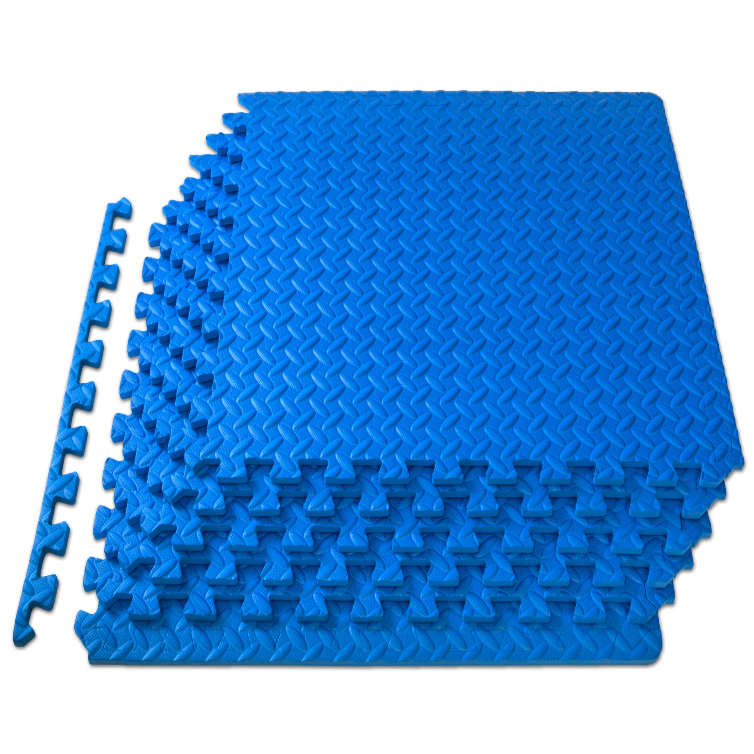 Tapis de Gym Puzzle ProsourceFit en Mousse EVA - 24 Pieds Carrés, 6 Dalles Confortables