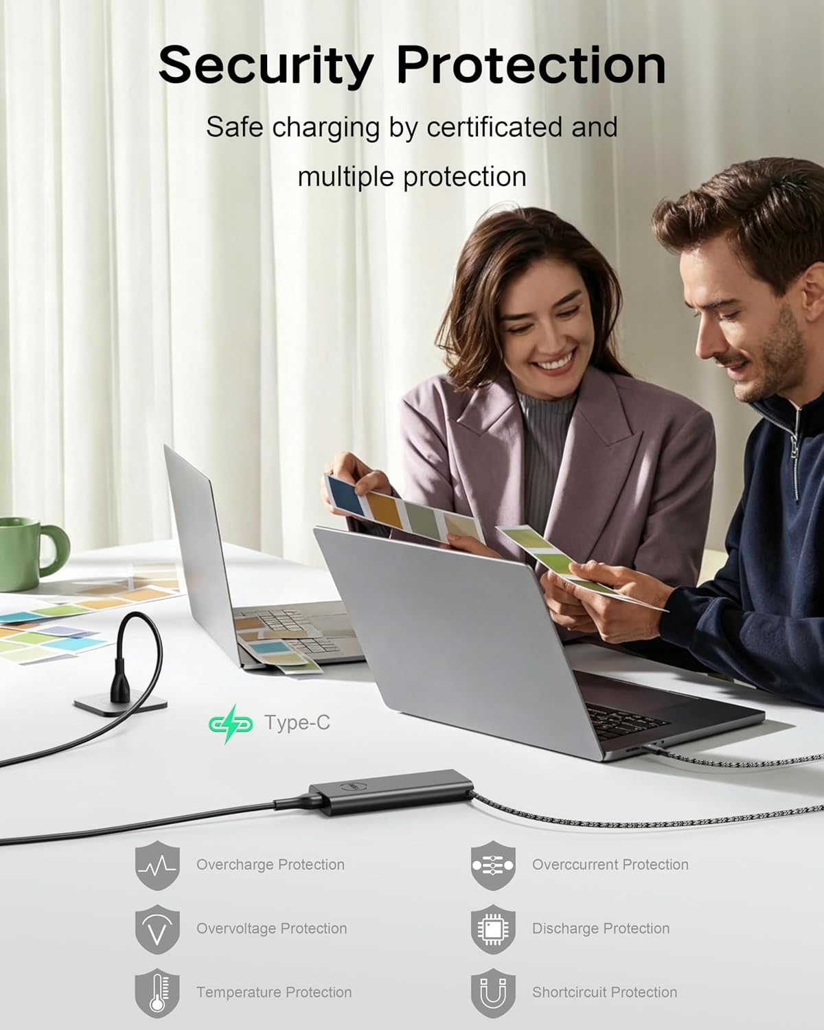 130W USB C Laptop Charger AC Adapter Compatible with Dell XPS 15 17 2in1 9575 9500 9700,Precision 5550 5750 3560 3550 3551 5530, Latitude 7410 7310 7210 9410 9510 5420 5520 5510 Fast Type C Power Cord