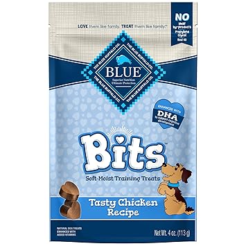 Blue Buffalo Chicken Bits Dog Treats, 4-Ounce
