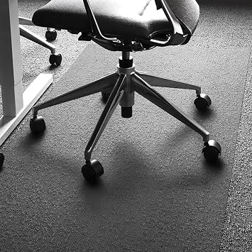 Cleartex Floortex Ultimat 60 x 118-inch Rectangular Chair Mat for Carpets, Polycarbonate FR1115030023ER