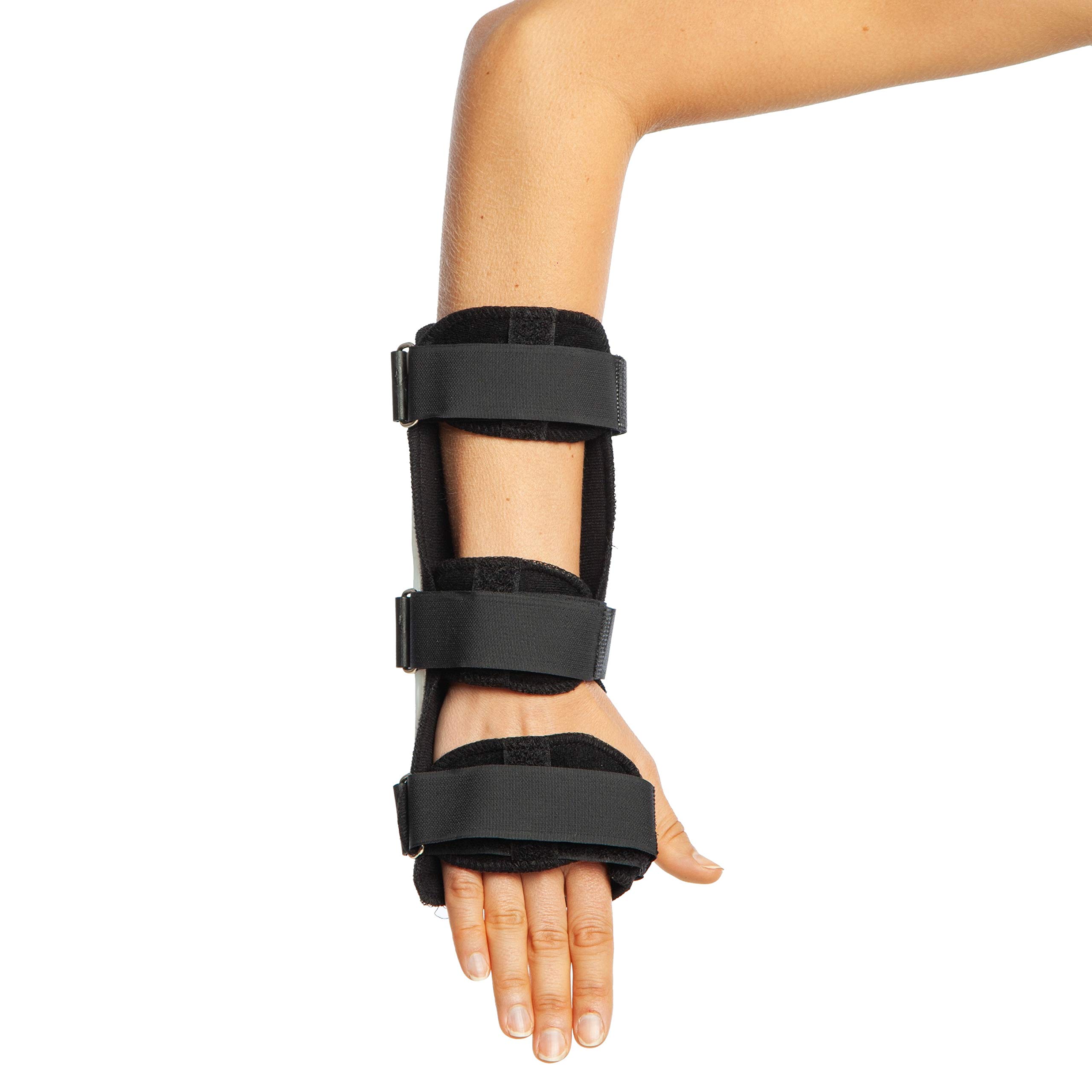 Tpu muñeca férula – Muñeca y Pulgar – Férula para mano Estabilizador apoyo – Post cirugía inmovilización – Estabilizador de médico – para muñecas de izquierda y derecha (L (25-29 cm), derecha)