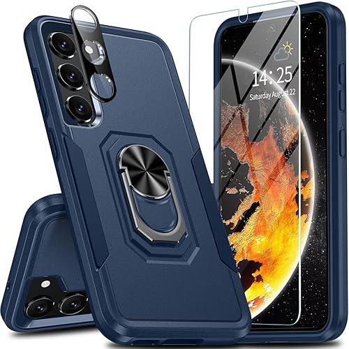 Miniatura 7 de Oneagle Funda para Samsung Galaxy S23, no para S23+ Samsung S23 5G con 1 protector de pantalla y 1 protector de lente Funda resistente a prueba de