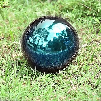 Bola Acero AIMIMI Gazing Balls Shiny Polished Globe Reflective Smooth Spheres Floating Pond Balls Stainless Steel Silver Mirror Globe For Home Garden Ornament Decoration,200mm,A Gazing Balls Outdoor