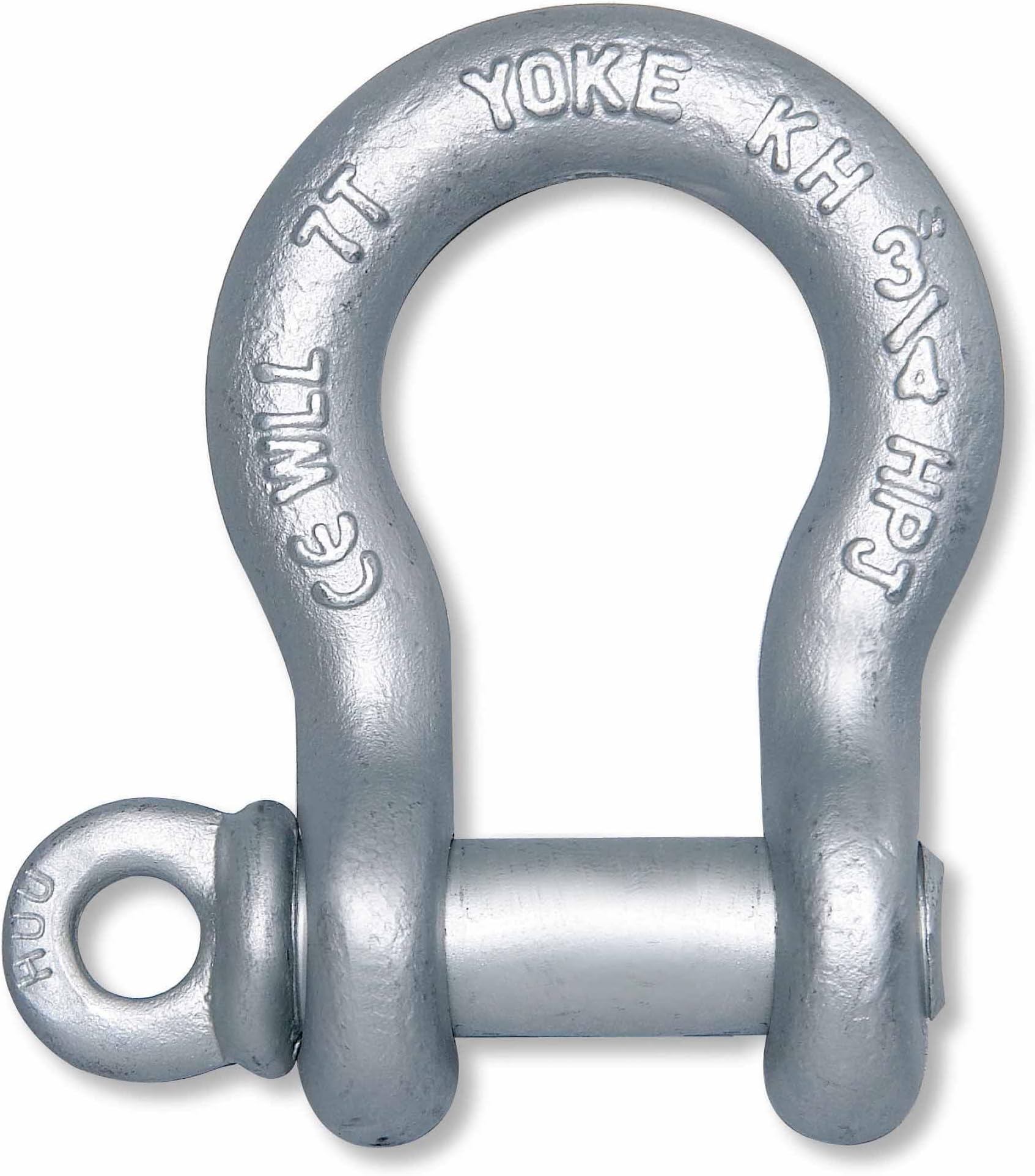 YOKE 8-837-13 Carbon Anchor Shackle with Screw Pin, 1/2"