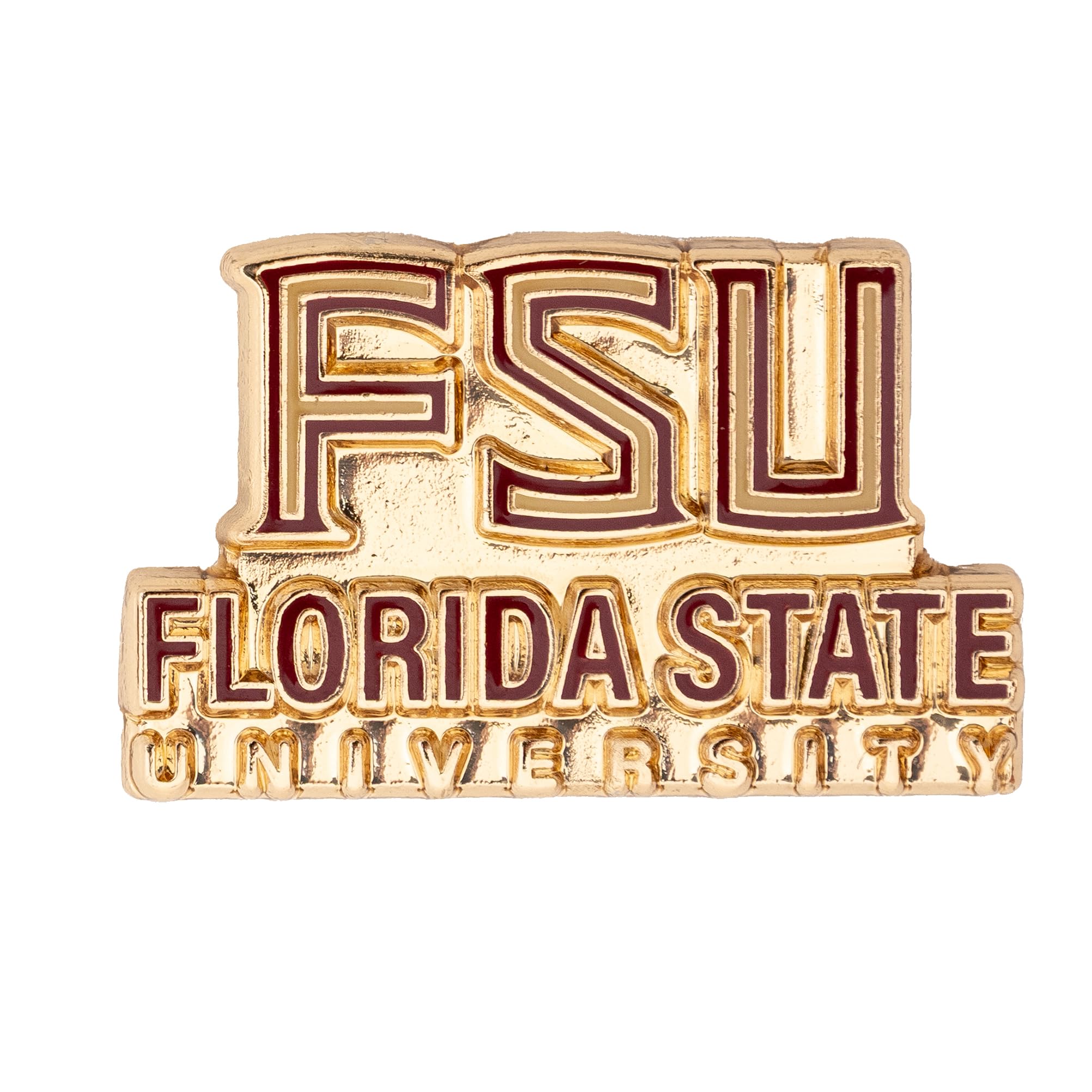 Desert Cactus Florida State University Magnetic Metal Lapel Pin (F)