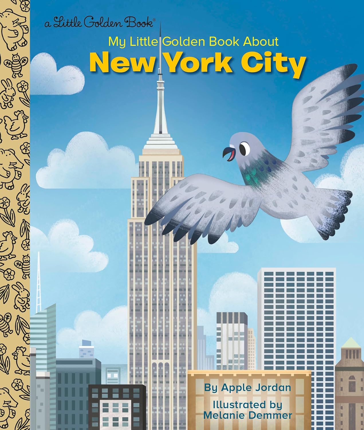 My Little Golden Book About New York City: Fun Kids Guide with Poppy the Pigeon to NYC Attractions