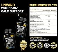 Vista 2 de DLNIA Suplemento de cortisol súper tranquilo con glicinato de magnesio, Ashwagandha - 90