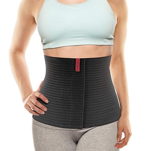 ORTONYX Carpeta abdominal de 10.25 pulgadas para hombres y mujeresenvoltura posoperatoria posoperatoria posoperatoriacinturón de soporte para hernia