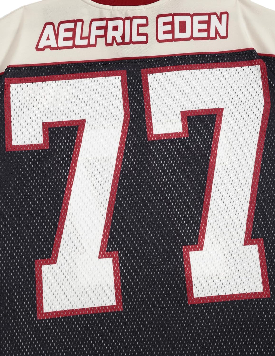 Aelfric Eden Oversized Jersey Shirts for Men V Neck Tshirt Number # 77 Graphic Unisex Short Sleeve Streetwear Tee Tops - Image 6