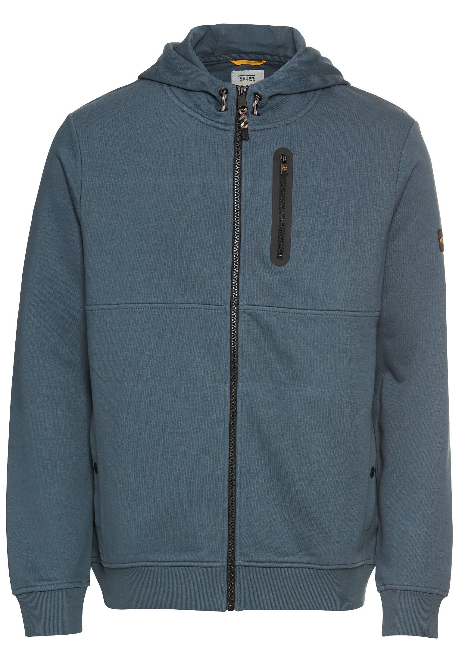 camel active Herren Sweatjacke mit Kapuze Tintenblau, Menswear-L