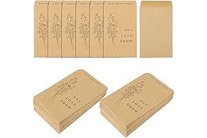 Whaline 200 Pack Wedding Favor Seed Packets - Let Love Grow