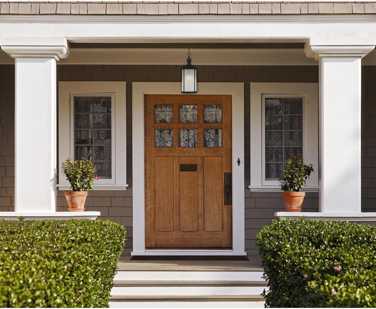 Buу 1 gеt 1 Westinghouse Lighting 6359100 Perchside One-Light, Textured Black Finish with Frosted Seeded Glass Outdoor Pendant