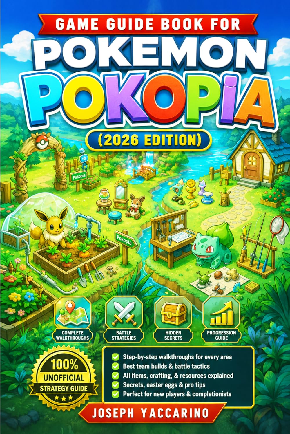 GAME GUIDE BOOK FOR POKEMON POKOPIA (2026 EDITION): The Complete Unofficial Strategy Guide with Walkthroughs, Battle Tips, Secrets, Progression & Expert Gameplay