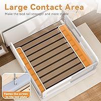 Vista 6 de Riel de cama para niños pequeños: Plegable y estable - 78.74 x 78.74 x 59.06 Diseñado para camas tamaño Queen - Protector de riel de cama con base