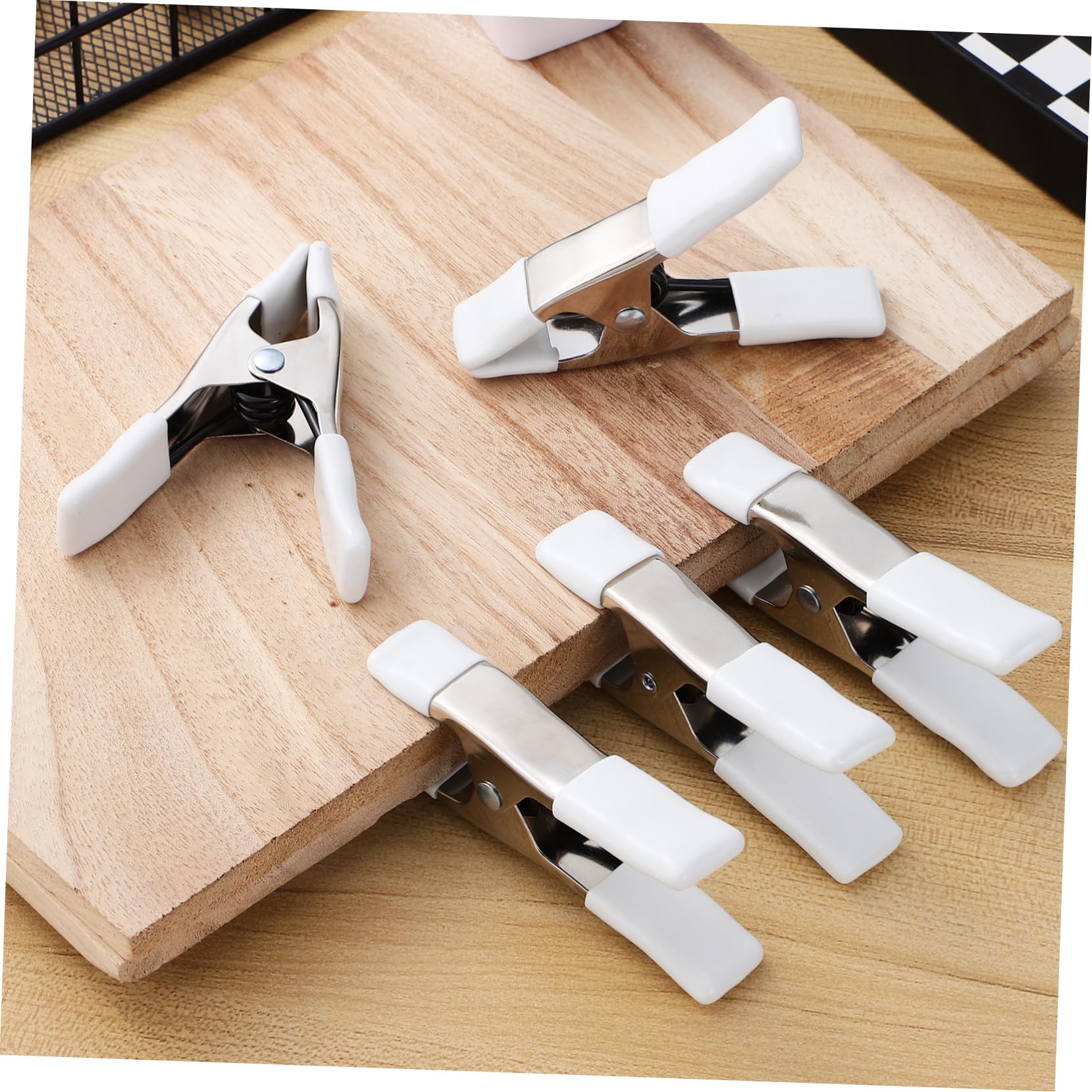 2 Set Clip Fissaggio Per Sfondo Clip Resistente Per Fotografia Per Fondali Accessori Per Appassionati Fotografia 5 Pezzi*2