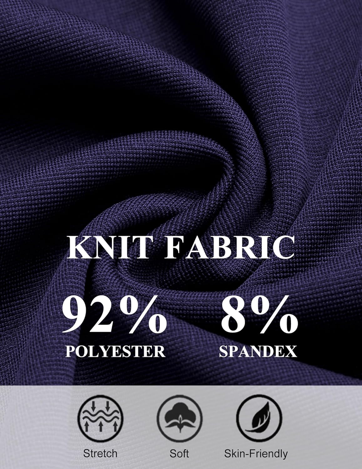 COOFANDY Mens Blazer Jacket One Button Casual Suit Jackets Stretch Knit Sport Coat - Image 7