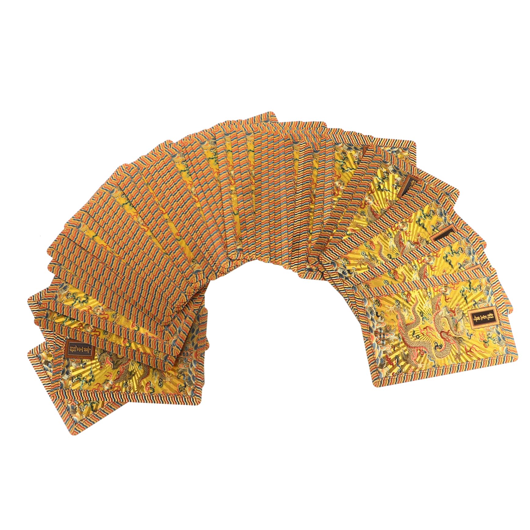 ibasenice 5paquetes Cartas De Póker De Lujo Diseño Dorado Resistente Al Agua para Fiestas y Familiares