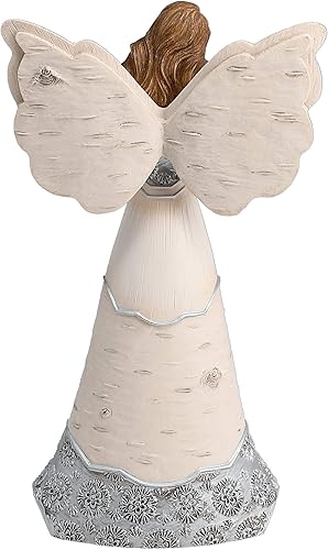 Vista 247 de Pavilion Gift Company Elements Daughter - Figura de ángel guardián, 6 pulgadas, color rojo