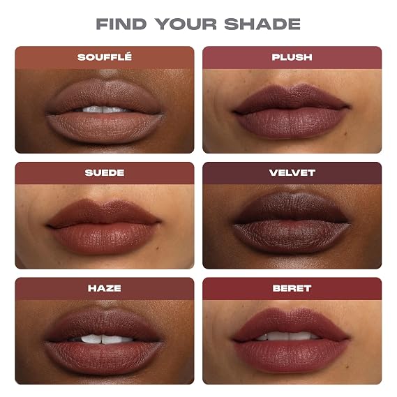 Morphe Lip Filter Hydroplump Soft Matte Lipstick - Plumping Matte Lip Color with Jojoba Oil and Mango Butter - Long Lasting Moisturizing Lipstick for Women - Ballet (0.08 oz)
