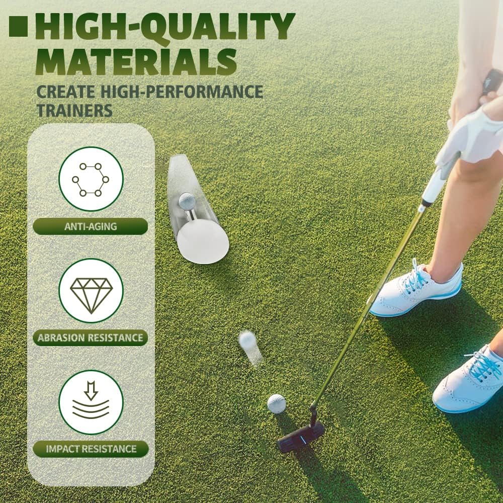 Puttoutt Pressure Putt trainer, Useful Putt Trainer, Collapsible Putting Aid, Golf Putting Practice Tool for Indoor & Outdoor, Perfect Your Golf Putting : Sports & Outdoors